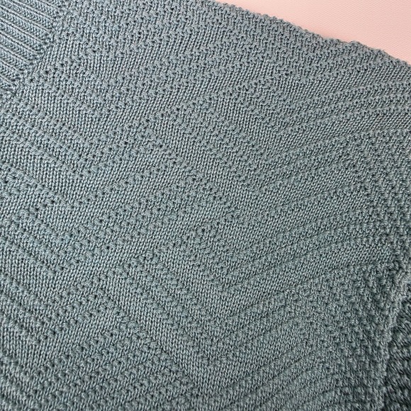 NWT Grafton Teal Textured Knit Crewneck Sweater Women's Size Small - Picture 8 of 9